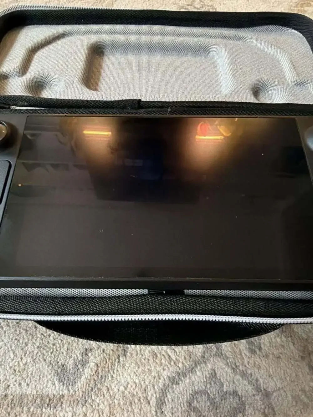 Valve Steam Deck LCD Handheld Gaming Console with Carrying Case